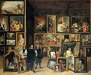    David Teniers La Vista del Archidque Leopoldo Guillermo a su gabinete de pinturas. Sweden oil painting reproduction